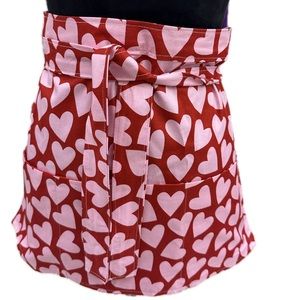 Valentine’s half apron